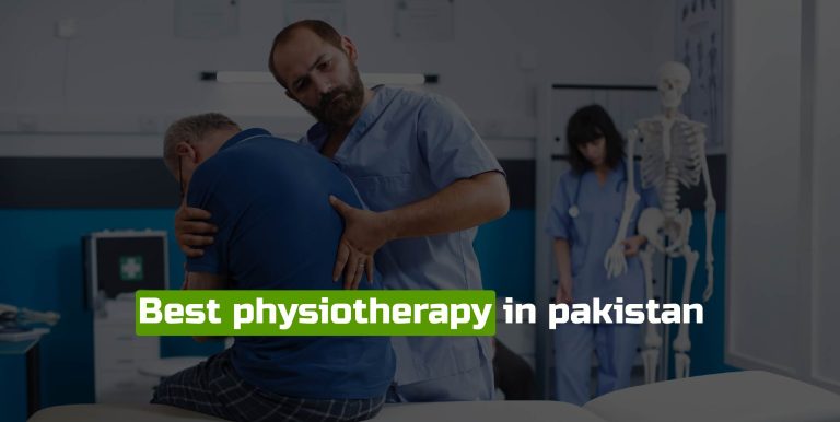Physiotherapist helping patient with back pain.